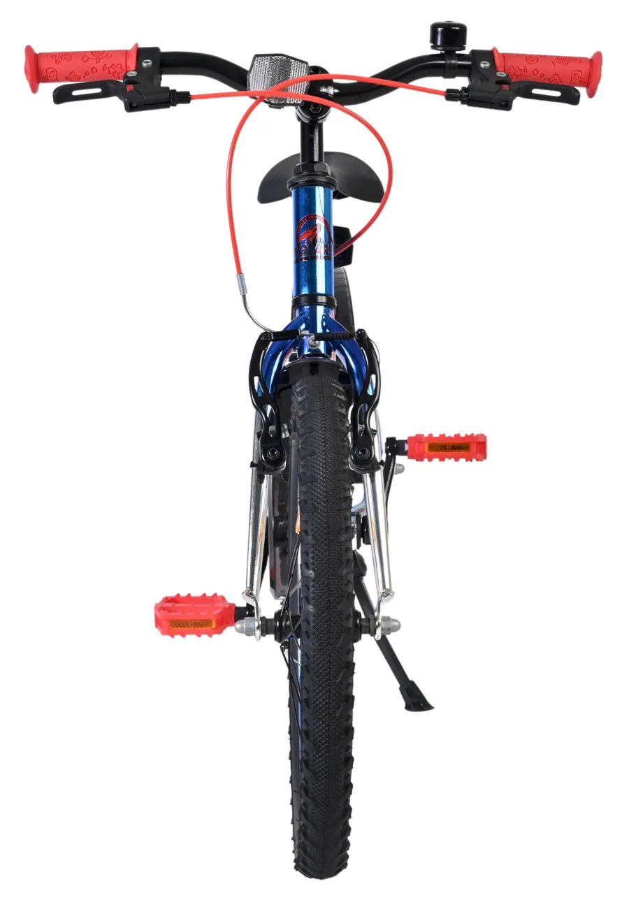 Volare Chrome Kinderfiets - Jongens - 18 inch - Blauw Zilver - Twee handremmen — foto 6