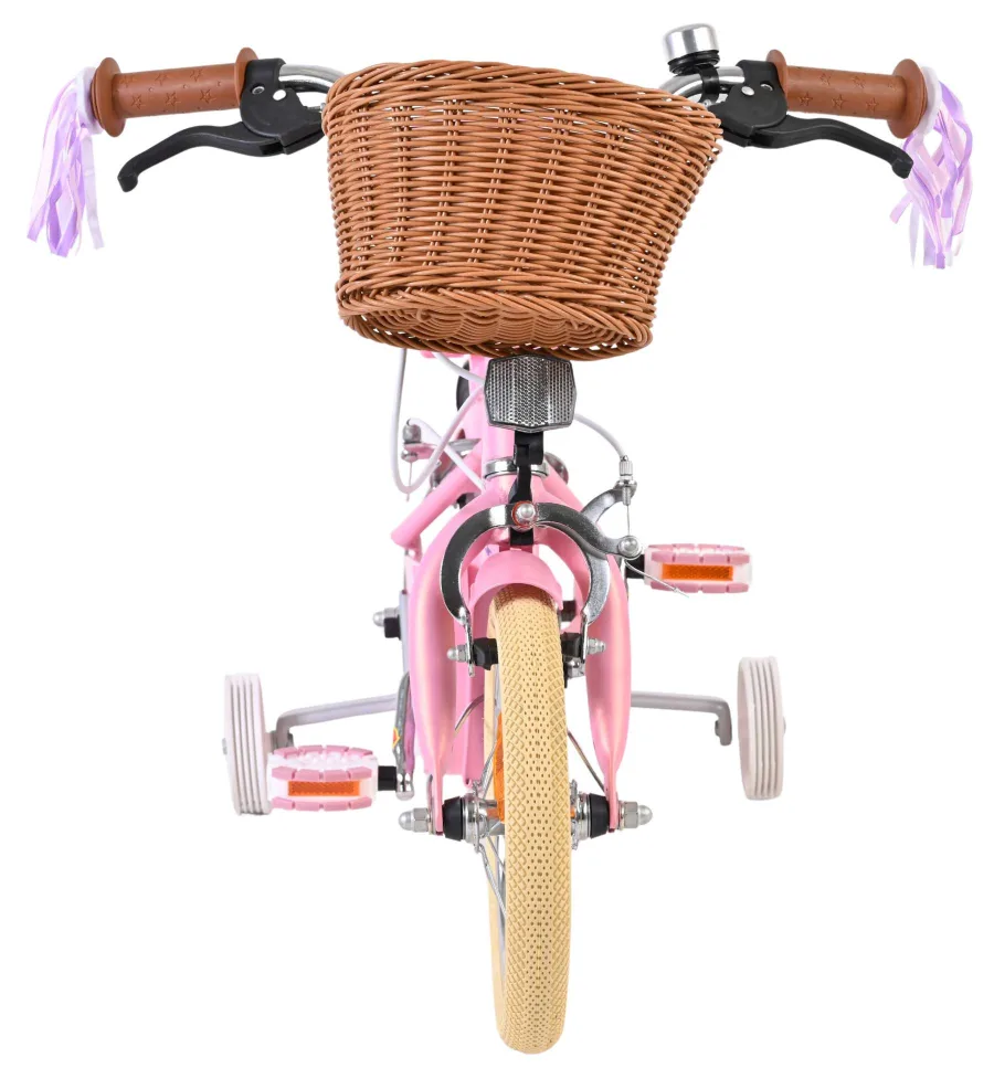 Volare Blossom Kinderfiets – Meisjes – 12 inch – Roze – Twee handremmen — foto 6