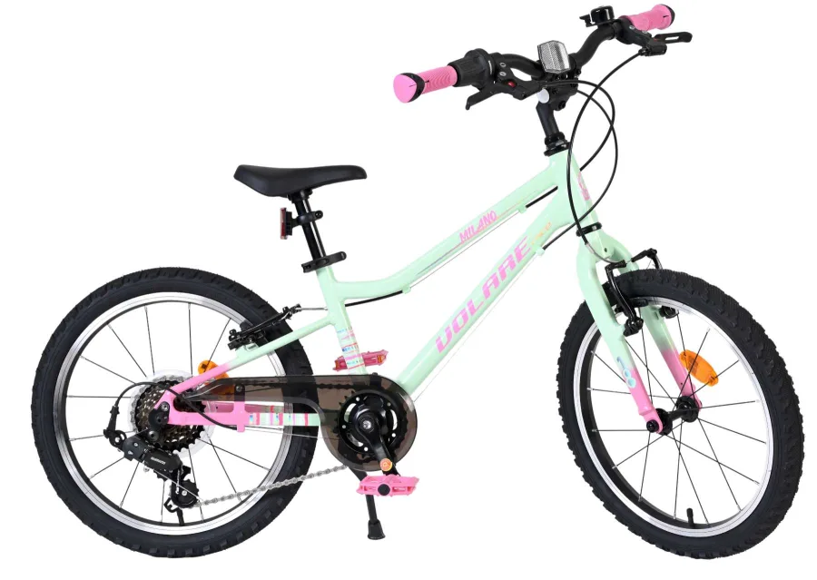 Volare Milano Kinderfiets – Meisjes – 18 inch – Nexus 3 – Mintgroen — foto 13