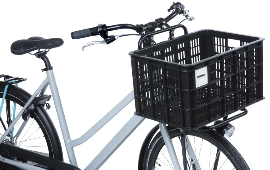 Bike crate Basil L gerecycled plastic MIK 40 liter - black — foto 5