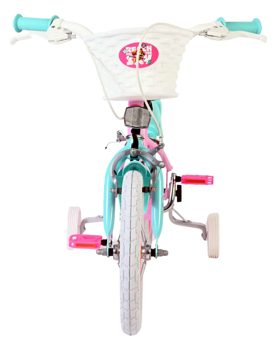 Paw Patrol Kinderfiets – Meisjes – 14 inch – Roze – Twee handremmen — foto 8