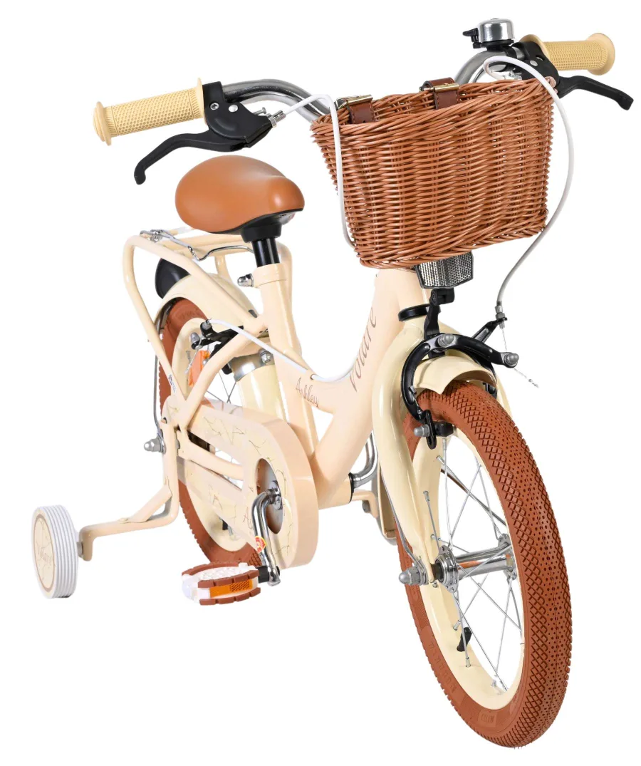 Volare Ashley Kinderfiets – Meisjes – 14 inch – Creme – Twee Handremmen — foto 5
