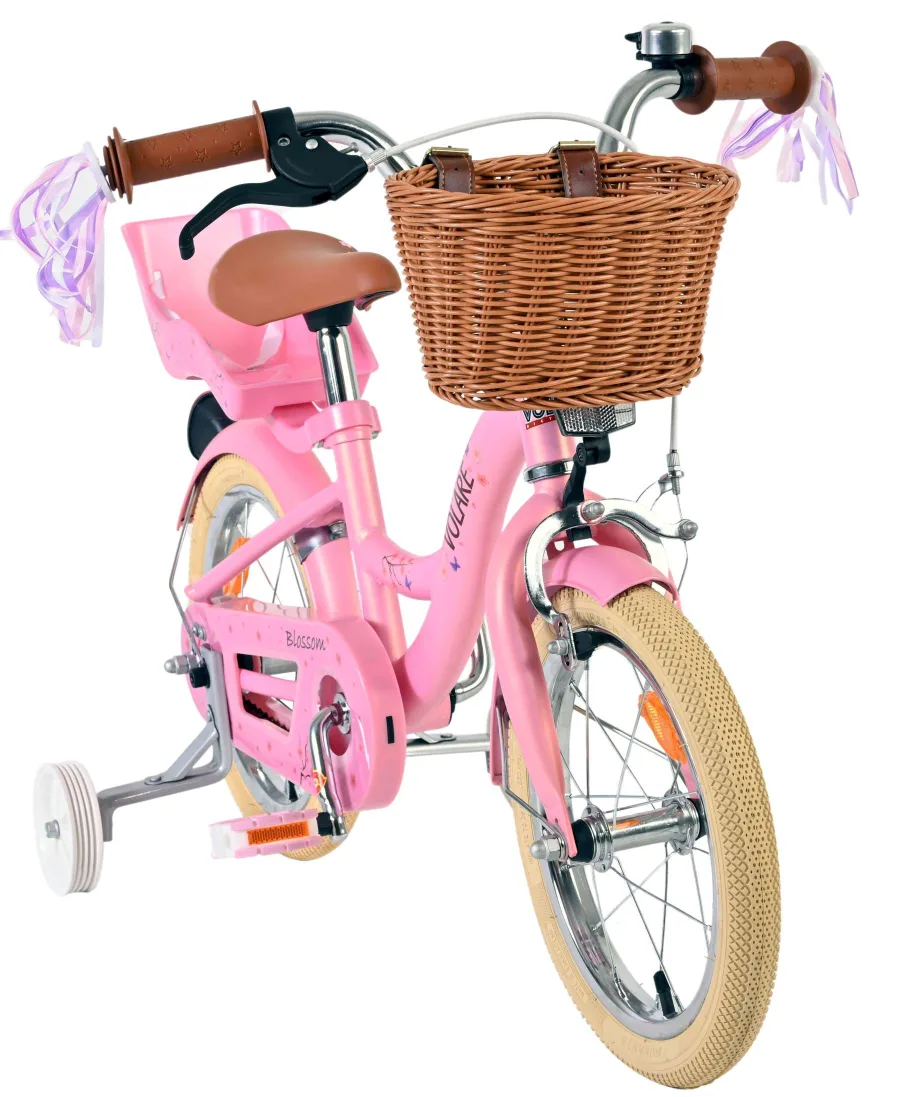 Volare Blossom Kinderfiets – Meisjes – 14 inch – Roze — foto 7