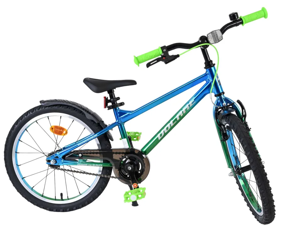 Volare Chrome Kinderfiets - Jongens - 18 inch - Blauw Groen — foto 10