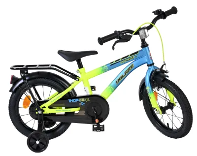 Volare Thombike Kinderfiets – Jongens – 14 inch – Blauw/Geel