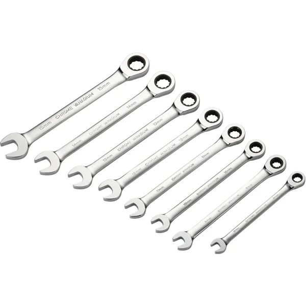Icetoolz Steek Ring Ratelsleutelset 8-15mm — foto 2