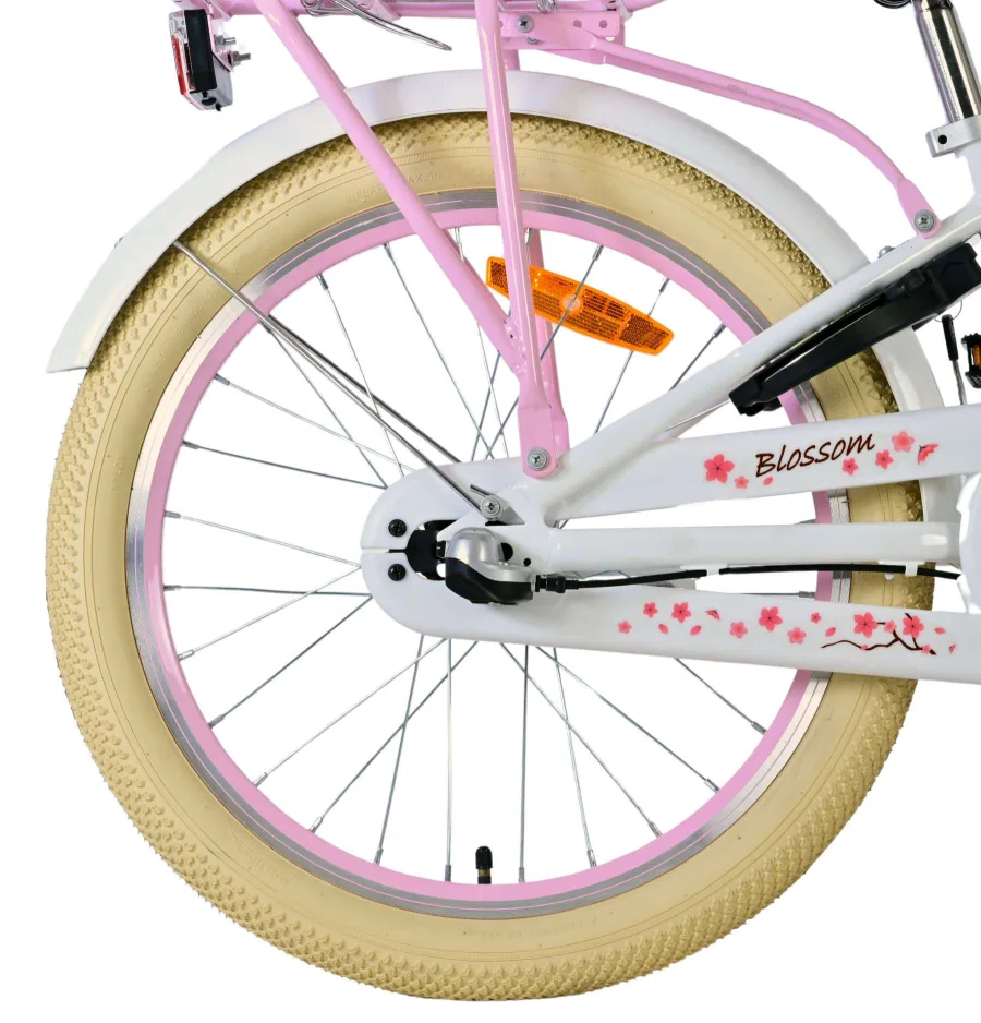 Volare Blossom Kinderfiets – Meisjes – 20 inch – Wit – Nexus 3 versnellingen — foto 2