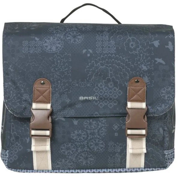 Dubbele fietstas Basil Bohème MIK 35 liter indigo blauw — foto 4