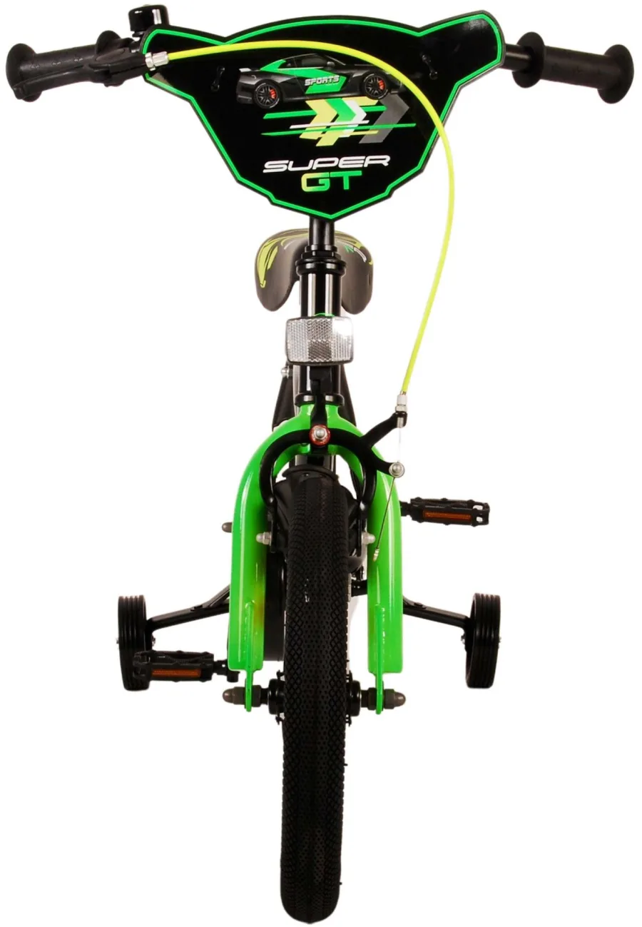 Volare Super GT Kinderfiets – Jongens – 14 inch – Groen – Twee handremmen — foto 15