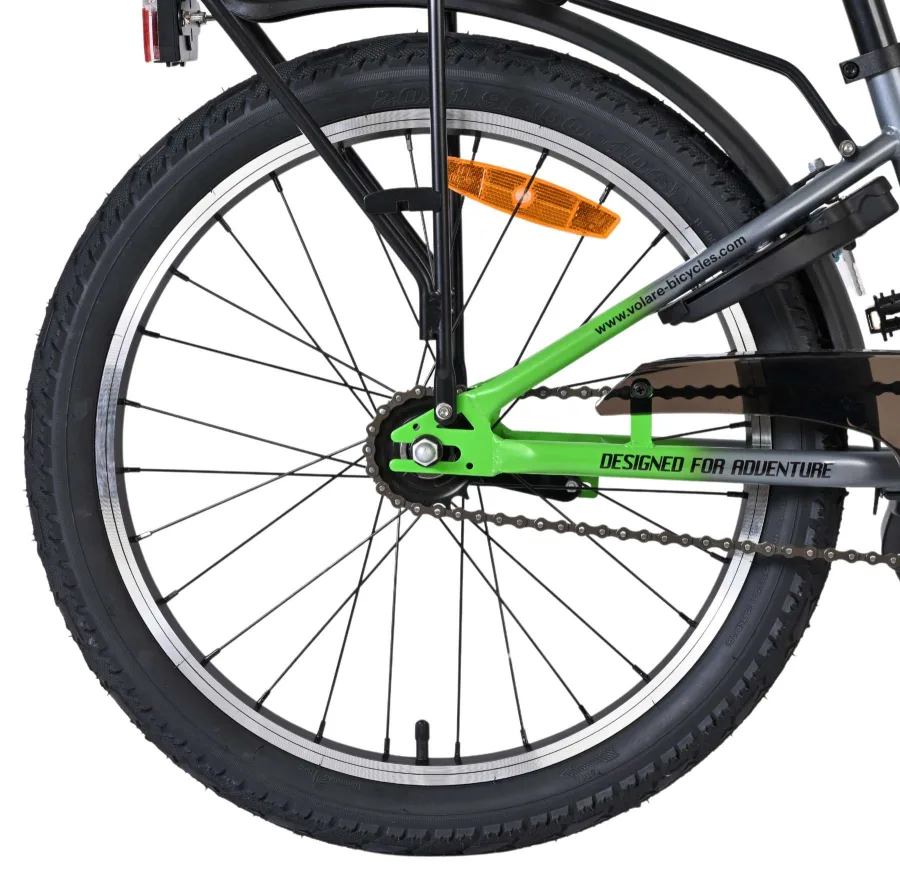 Volare Explorer Kinderfiets – Jongens – 20 inch – Donkergrijs — foto 2