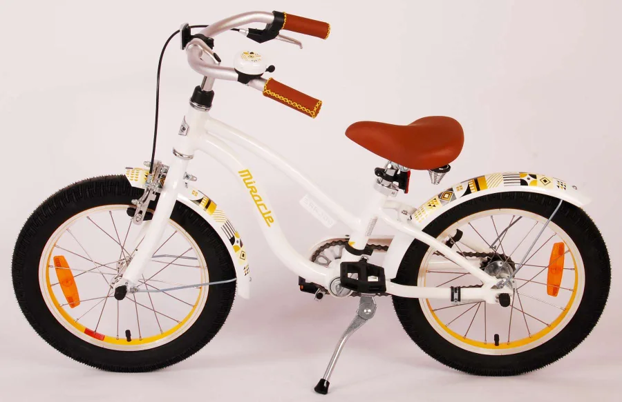 Volare Miracle Cruiser Kinderfiets – Meisjes – 16 inch – Wit – Prime Collection — foto 4