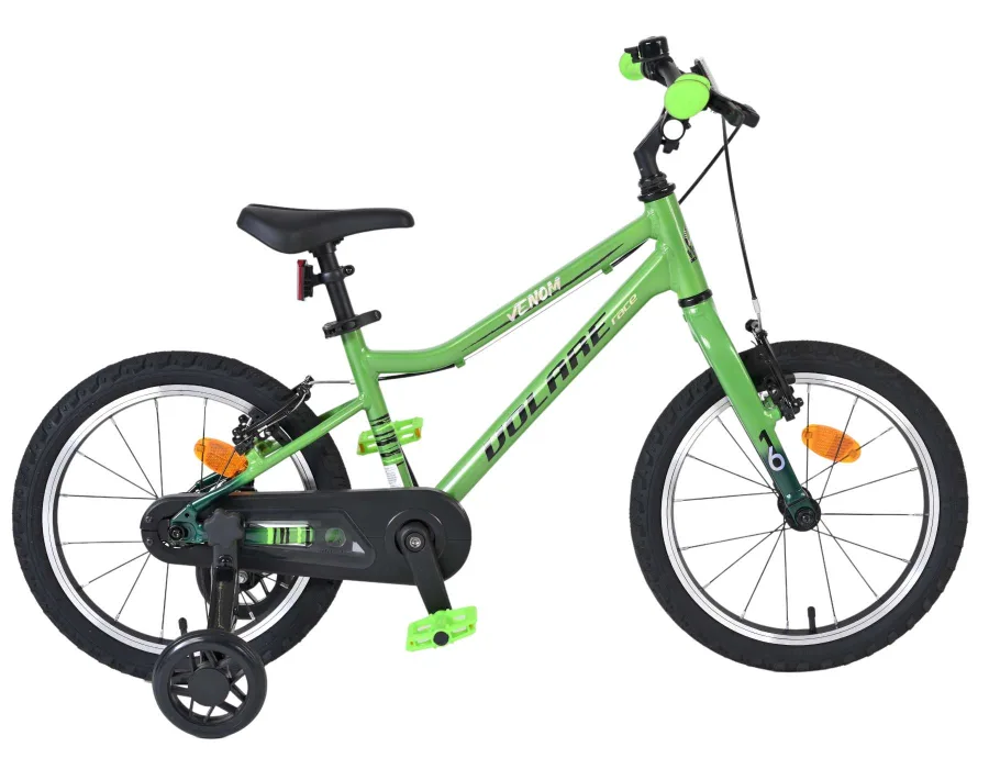 Volare Venom Kinderfiets – Jongens – 16 inch – Groen – Twee Handremmen
