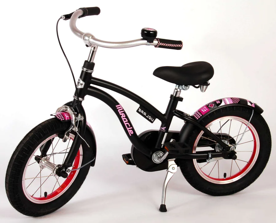 Volare Miracle Kinderfiets – Meisjes – 14 inch – Mat Zwart – Prime Collection — foto 6