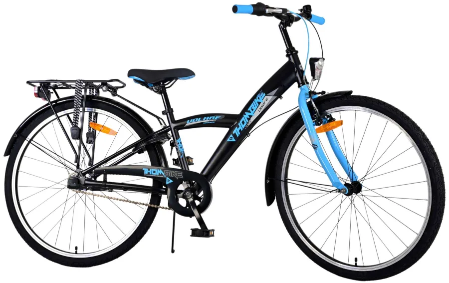 Volare Thombike Kinderfiets – Jongens – 26 inch – Zwart Blauw – 3 versnellingen — foto 2