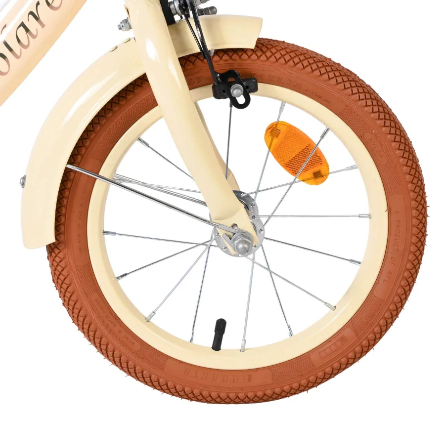 Volare Ashley Kinderfiets – Meisjes – 14 inch – Creme – Twee Handremmen — foto 3