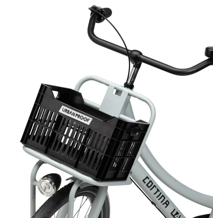 Recycled bike crate Urban Proof Junior 15 liter - black — foto 7