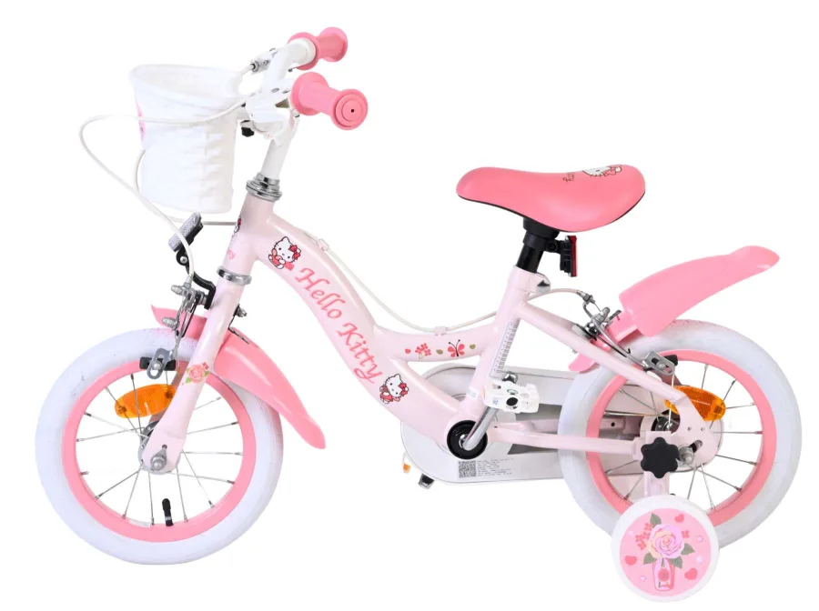 Hello Kitty Kinderfiets – Meisjes – 12 inch – Roze – Twee handremmen — foto 10