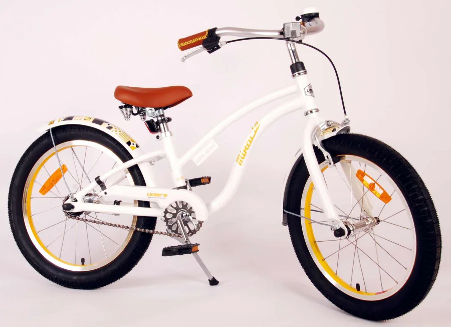 Volare Miracle Cruiser Kinderfiets – Meisjes – 18 inch – Wit – Prime Collection — foto 3