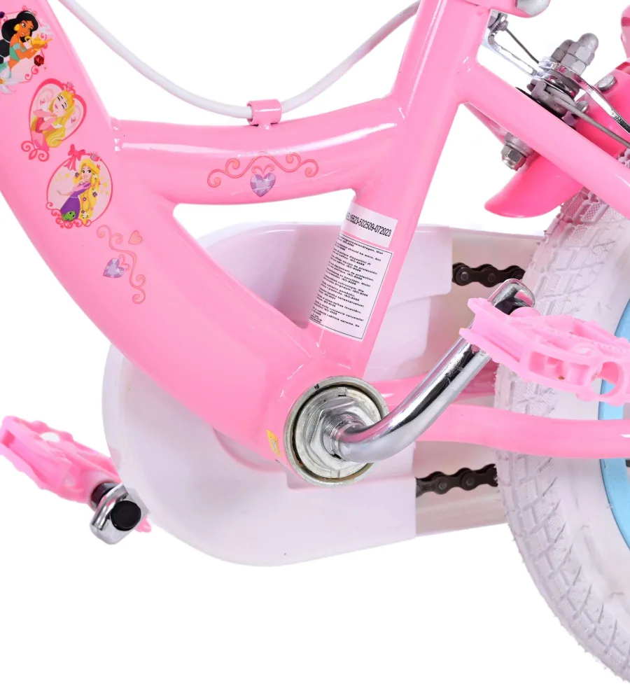 Magic Royals Kinderfiets – Meisjes – 12 inch – Roze – Twee Handremmen — foto 10