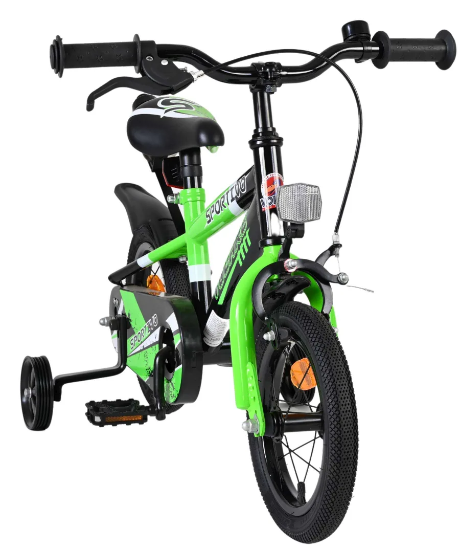 Volare Sportivo Kinderfiets – Jongens – 12 inch – Groen Zwart — foto 8