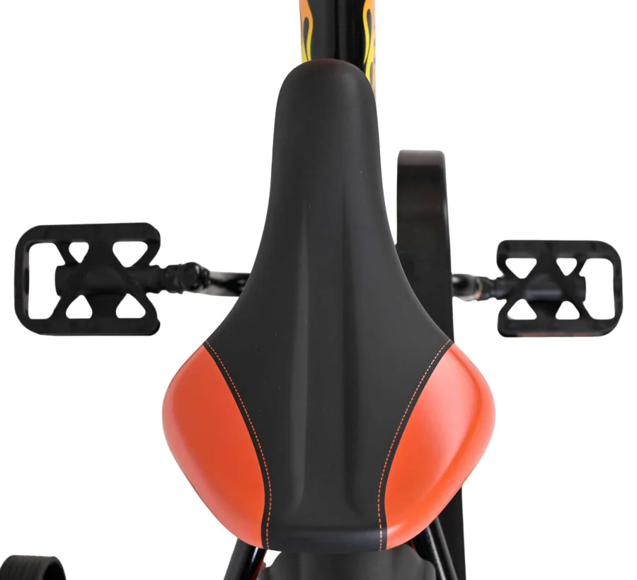 Volare Strike Kinderfiets – Jongens – 12 inch – Zwart Oranje — foto 5