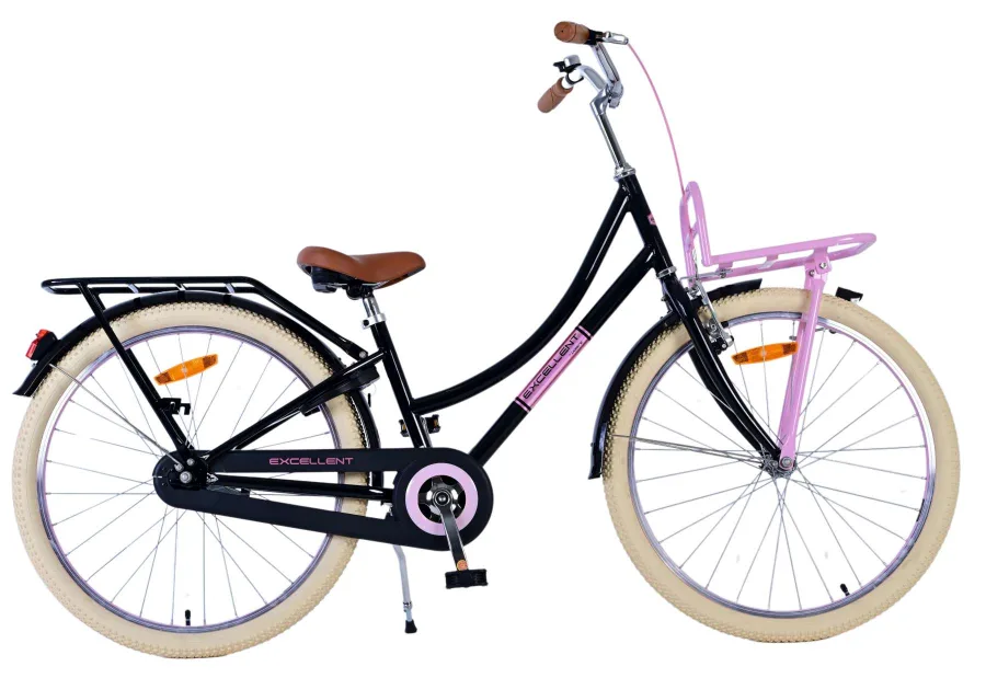 Volare Excellent Kinderfiets – Meisjes – 24 inch – Zwart