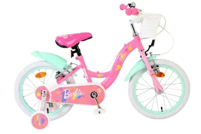 Barbie Kinderfiets – Meisjes – 16 inch – Roze – Twee handremmen