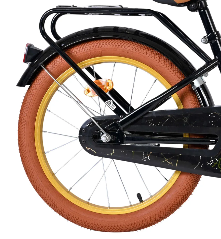 Volare Ashley Kinderfiets - Meisjes - 18 inch - Zwart — foto 2