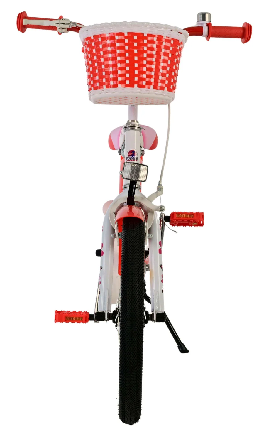 Volare Lovely Kinderfiets – Meisjes – 18 inch – Rood Wit — foto 8