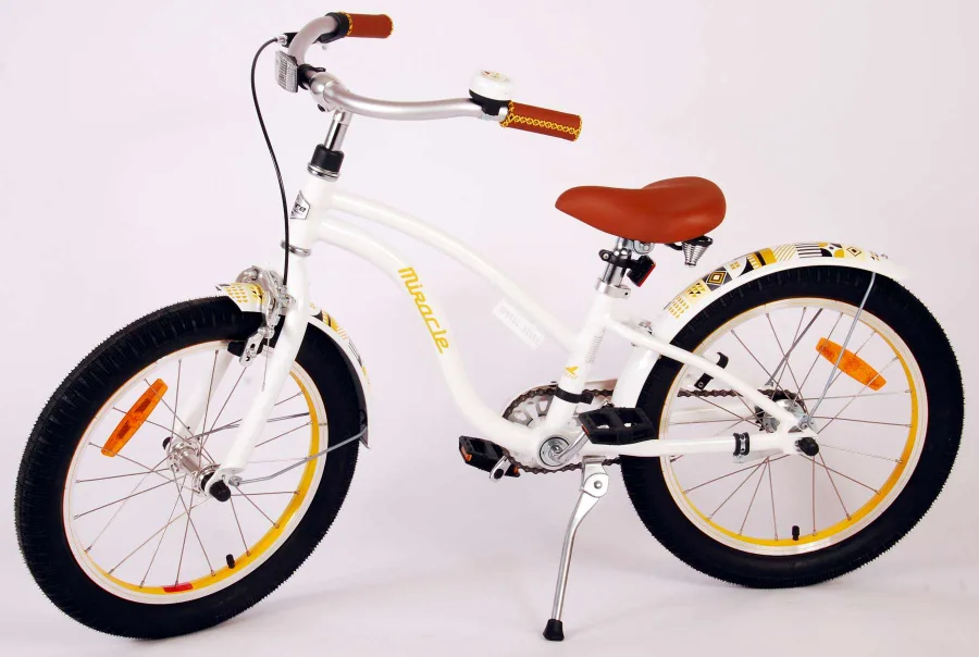 Volare Miracle Cruiser Kinderfiets – Meisjes – 18 inch – Wit – Prime Collection — foto 6