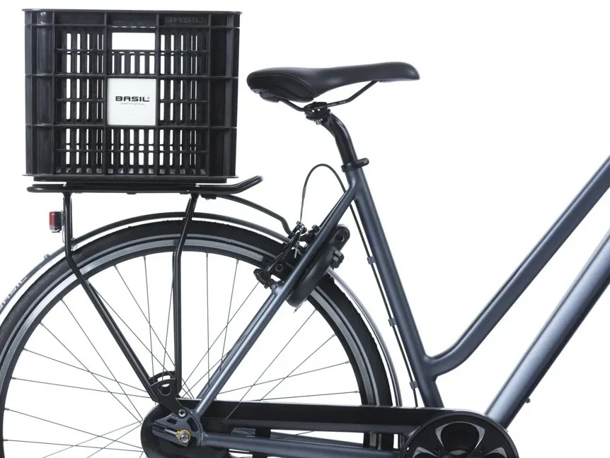 Bike crate Basil L gerecycled plastic MIK 40 liter - black — foto 4
