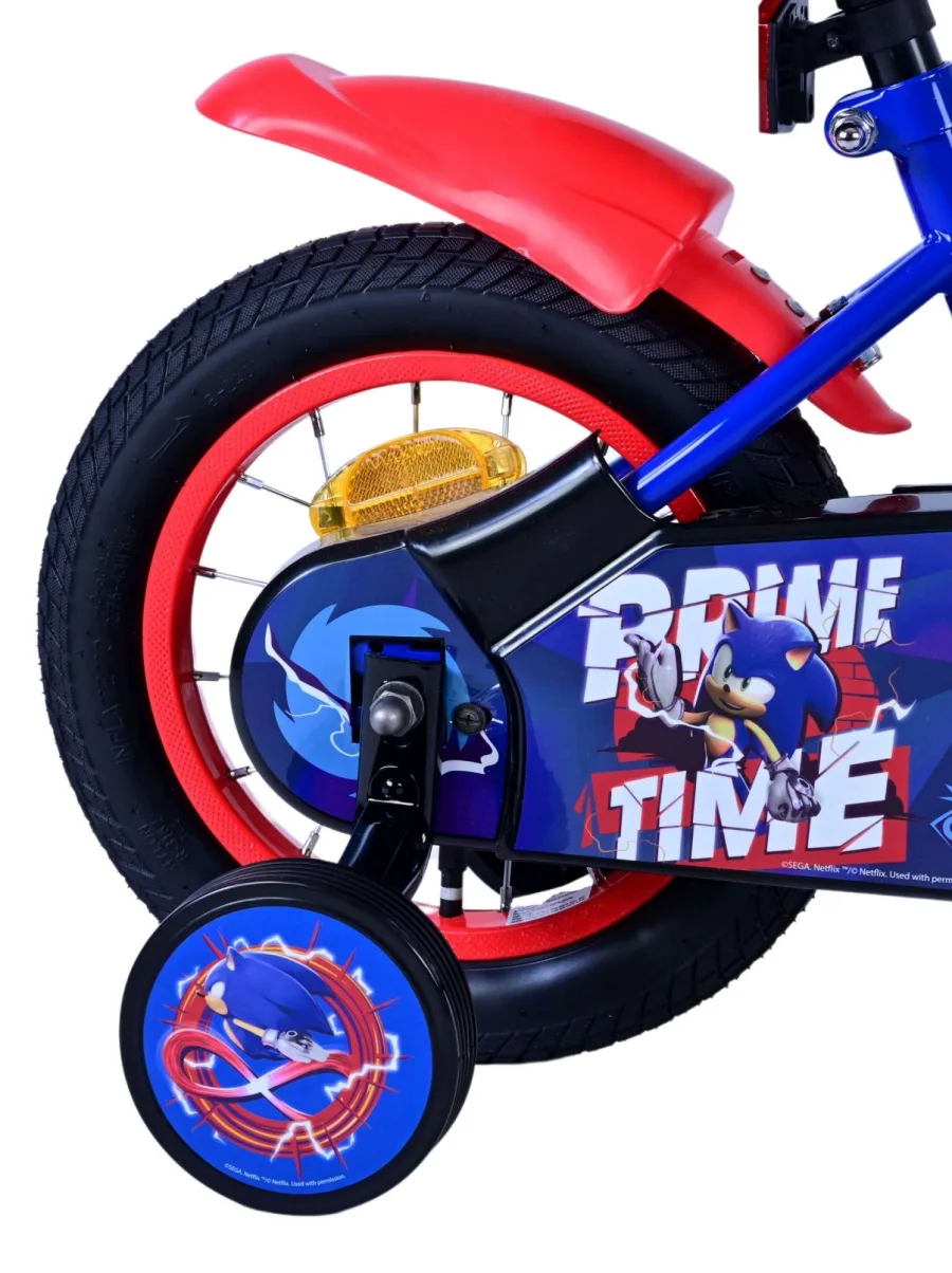 Turbo Crew Kinderfiets – Jongens – 12 inch – Blauw Rood — foto 10