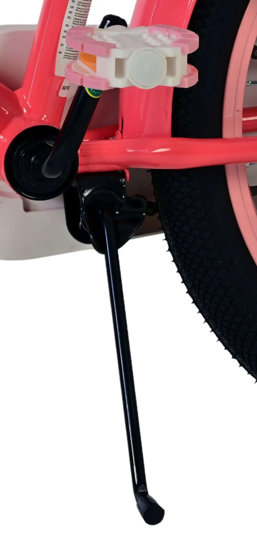 Volare Ashley Kinderfiets – Meisjes – 18 inch – Roze/Rood — foto 11