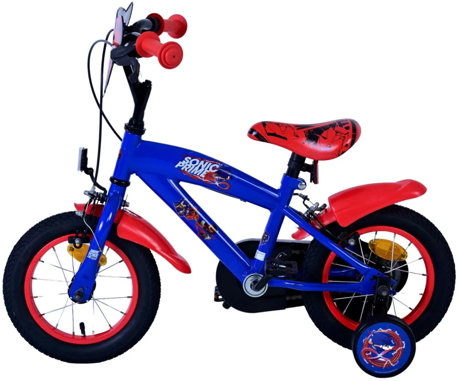 Turbo Crew Kinderfiets – Jongens – 12 inch – Blauw Rood – Twee handremmen — foto 8