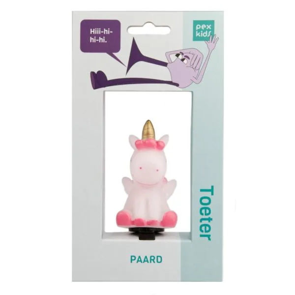 Fietstoeter PexKids Paard – wit — foto 2