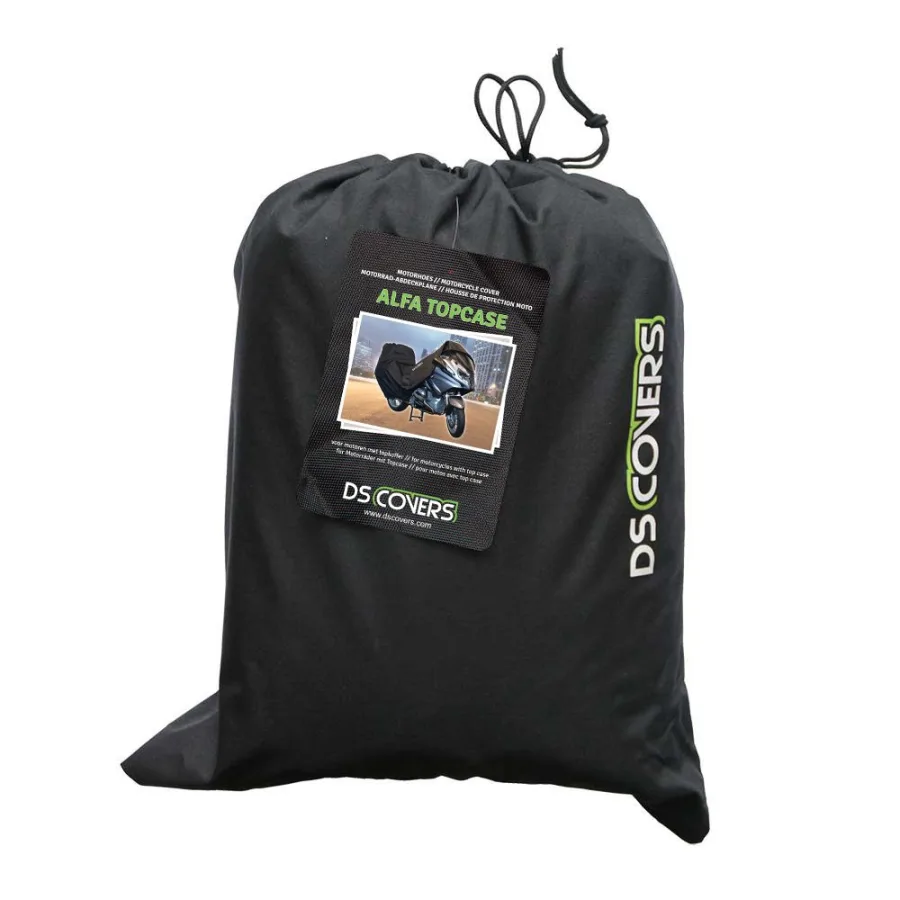 Motorhoes DS Covers ALFA TOPCASE XXL - zwart — foto 4