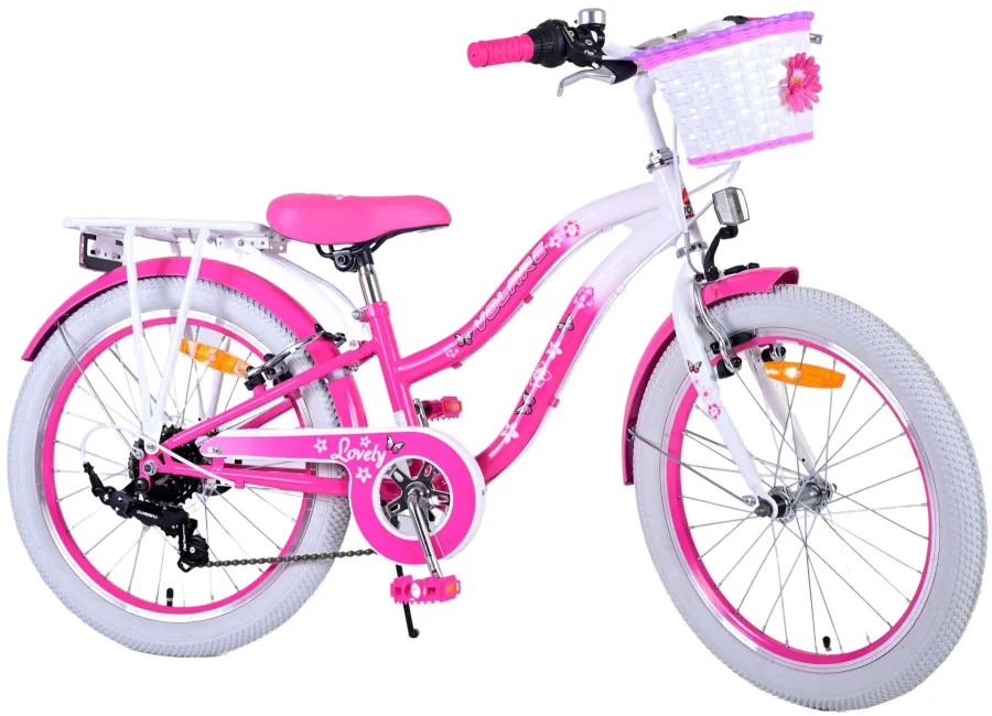Volare Lovely Kinderfiets – Meisjes – 20 inch – Roze – 7 versnellingen — foto 3