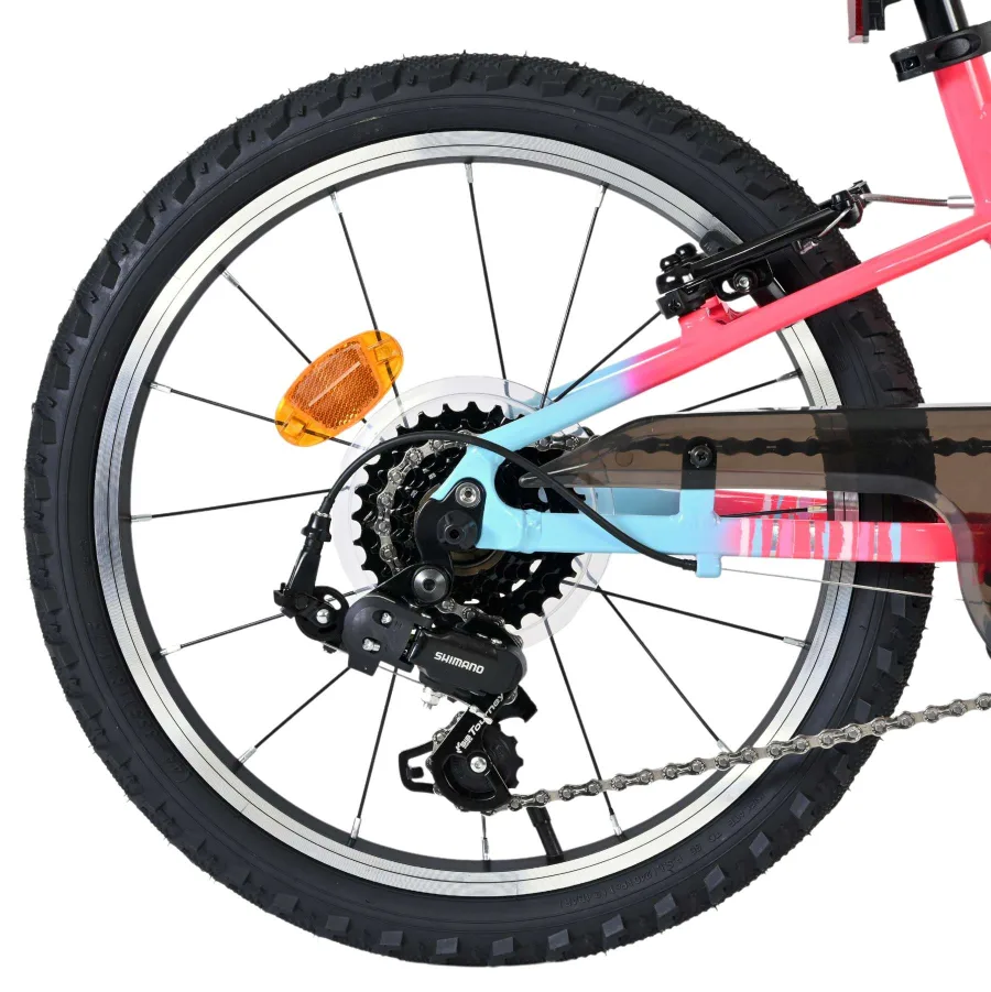 Volare Milano Kinderfiets – Meisjes – 18 inch – Nexus 3 – Roze — foto 2