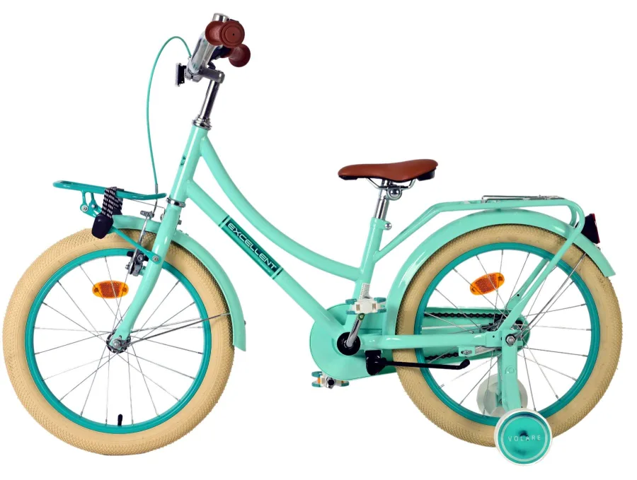 Volare Excellent Kinderfiets – Meisjes – 18 inch – Groen – 95% afgemonteerd — foto 9