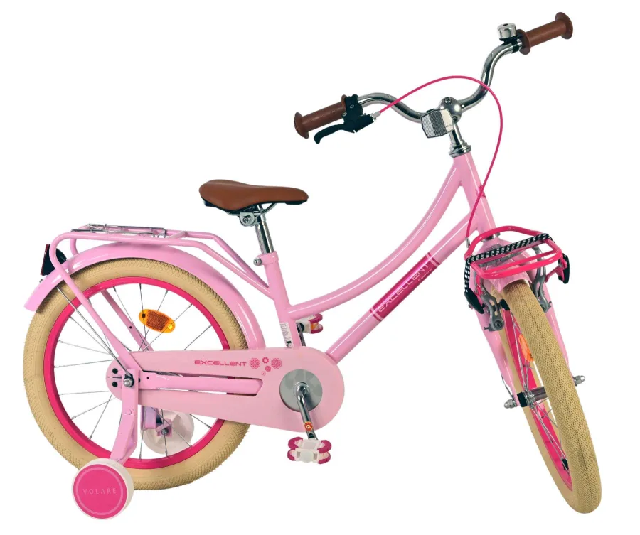 Volare Excellent Kinderfiets – Meisjes -18 inch – Roze – 95% afgemonteerd — foto 12