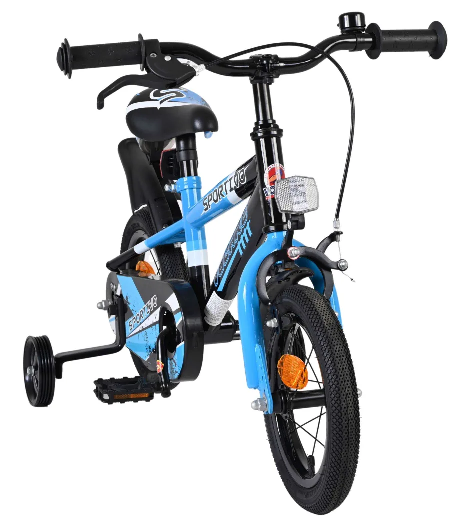 Volare Sportivo Kinderfiets – Jongens – 12 inch – Blauw Zwart — foto 8