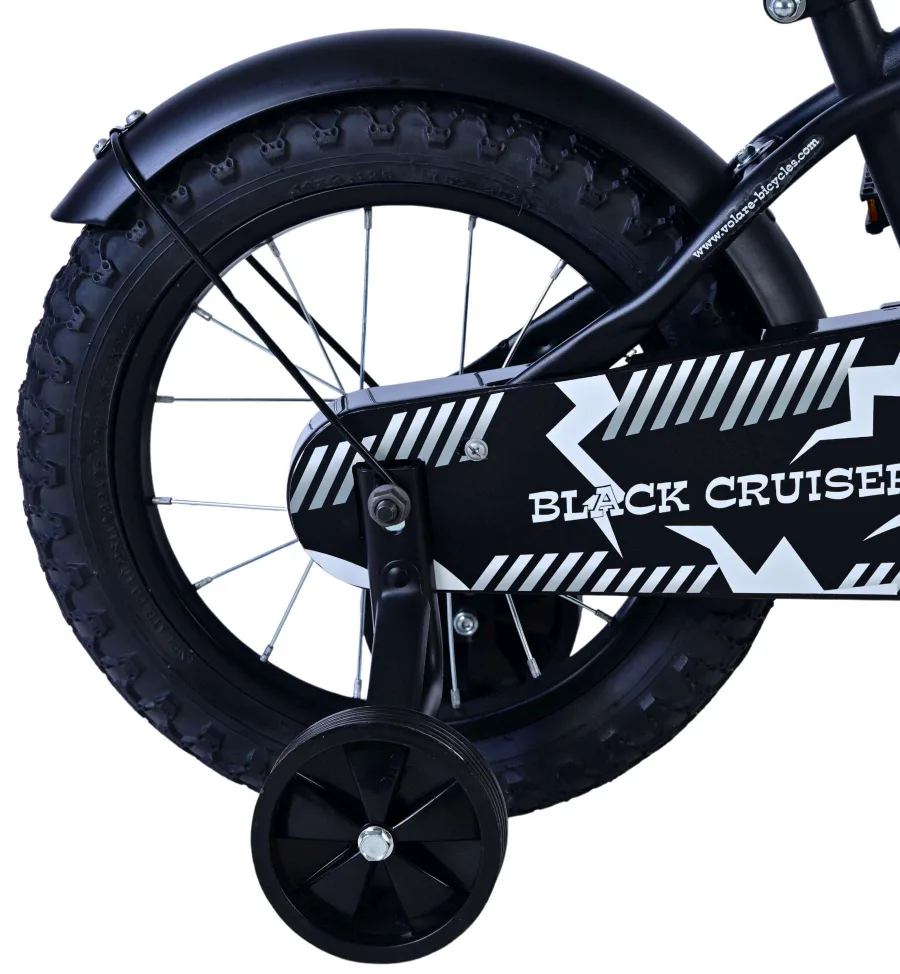 Volare Black Cruiser Kinderfiets – Jongens – 14 inch – Zwart – 95% afgemonteerd — foto 6