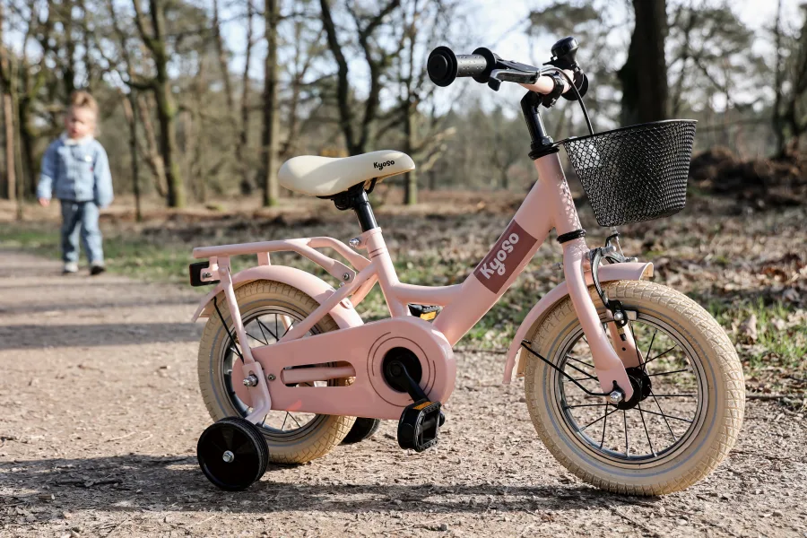 Kinderfiets Kyoso Sparkle 12 inch met remnaaf - mat roze — foto 6