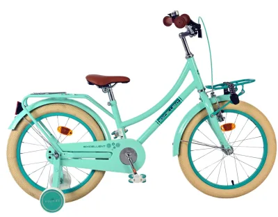 Volare Excellent Kinderfiets – Meisjes – 18 inch – Groen – 95% afgemonteerd