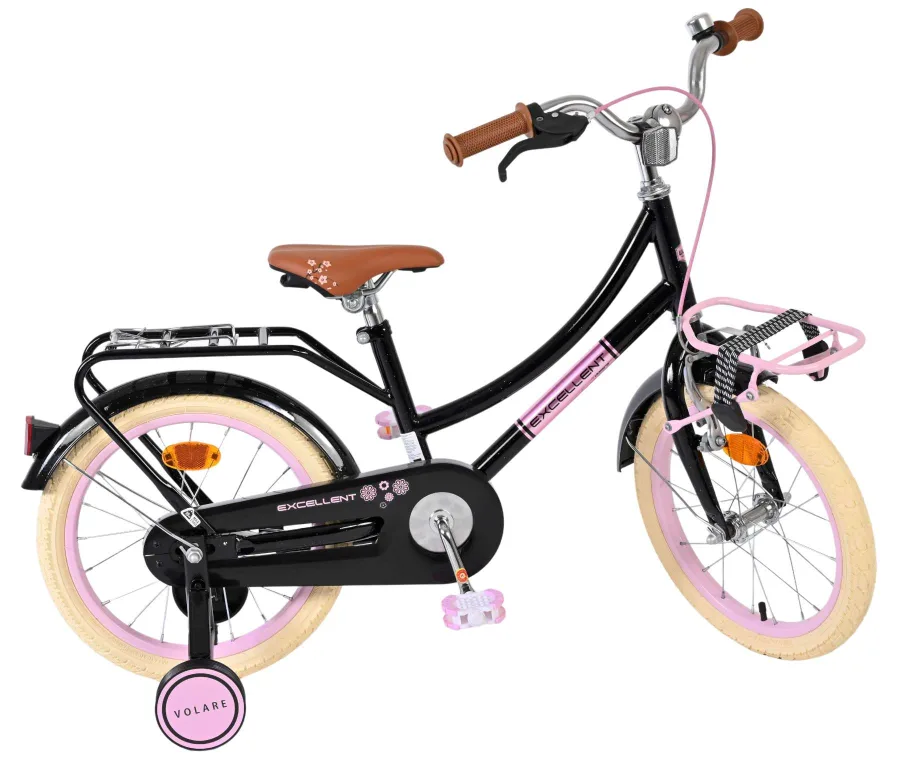 Volare Excellent Kinderfiets – Meisjes – 16 inch – Zwart – 95% afgemonteerd — foto 12