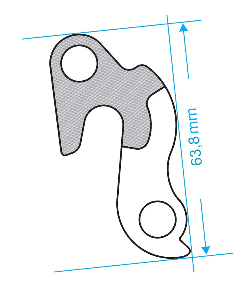 Derailleurpad Marwi GH-068 Trek en andere merken — foto 3