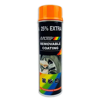 Verwijderbare coating oranje