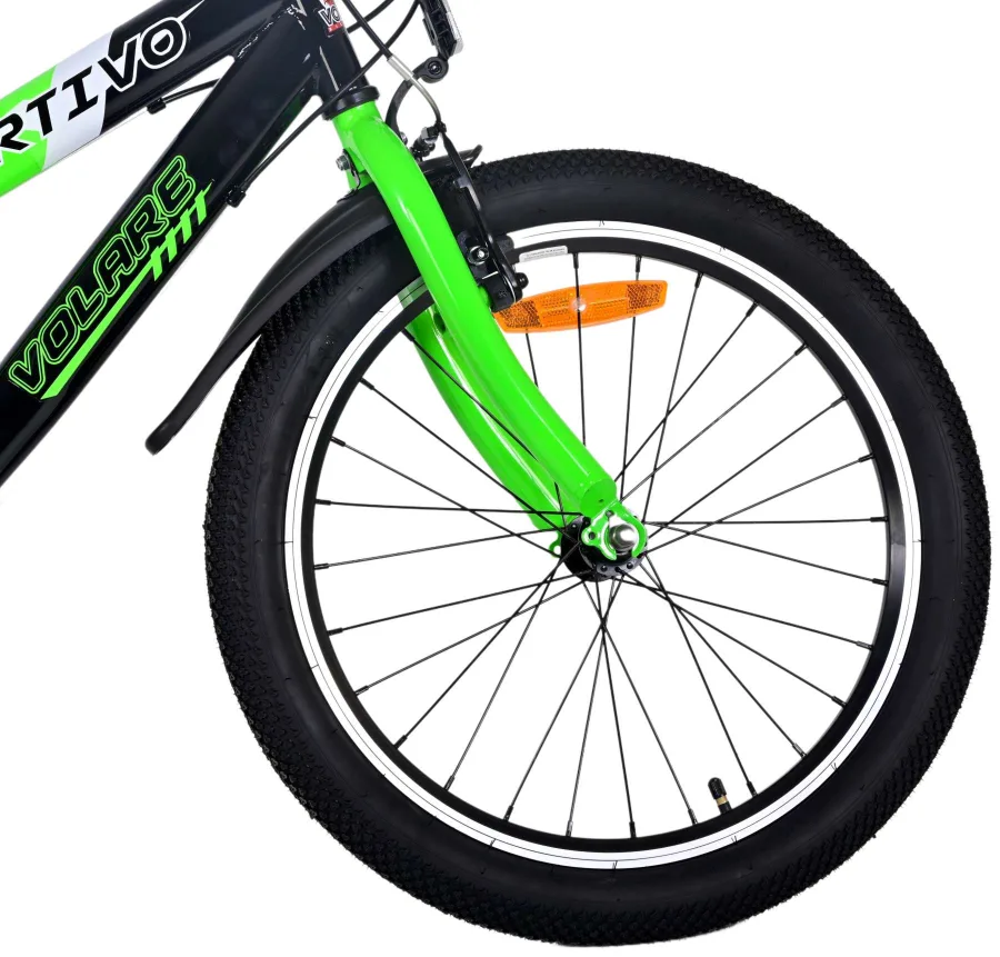 Volare Sportivo Kinderfiets – Jongens – 20 inch – Groen – 7 versnellingen — foto 7