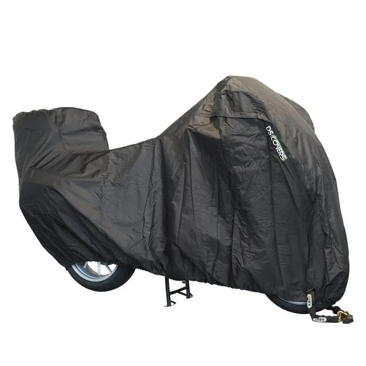 Motorhoes DS Covers ALFA TOPCASE XXL - zwart