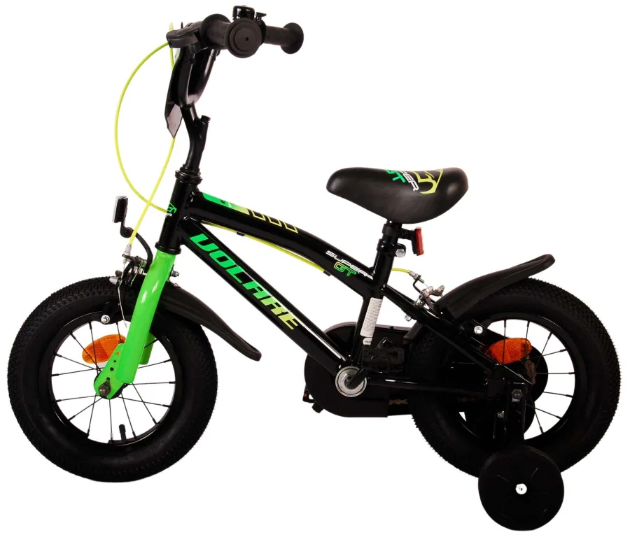Volare Super GT Kinderfiets – Jongens – 12 inch – Groen – Twee handremmen — foto 14